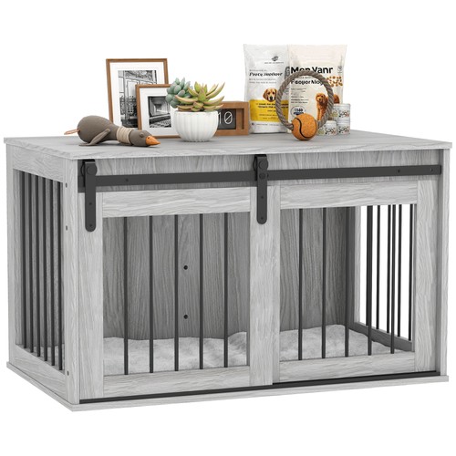Pawhut dog crate furniture - pawhut,