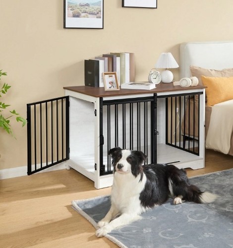 Dog crate furniture indoor - crate,