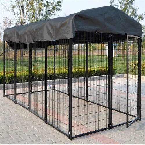 Large heavy duty dog kennel - dog,