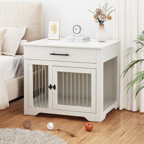 Large wooden furniture dog - furniture,