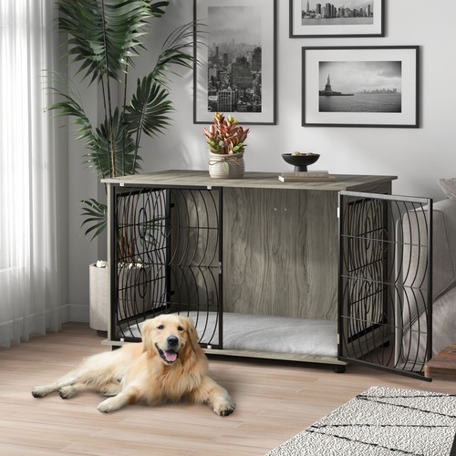 Pawhut dog crate - furniture, end