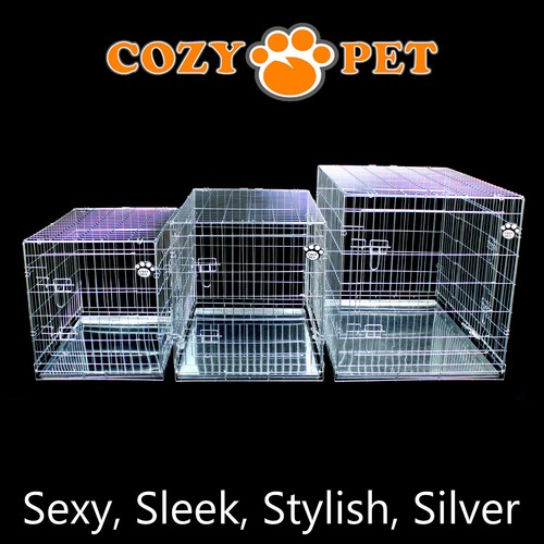 Dog cage cozy pet silver - pet,