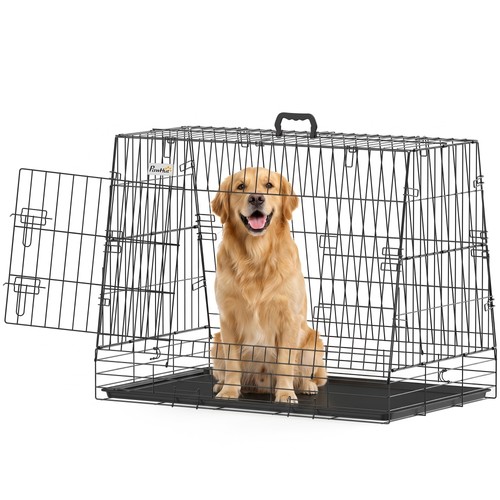 Pawhut collapsible car dog - car,
