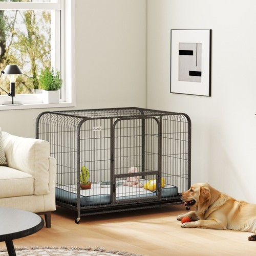 Pawhut heavy duty dog - heavy, crate