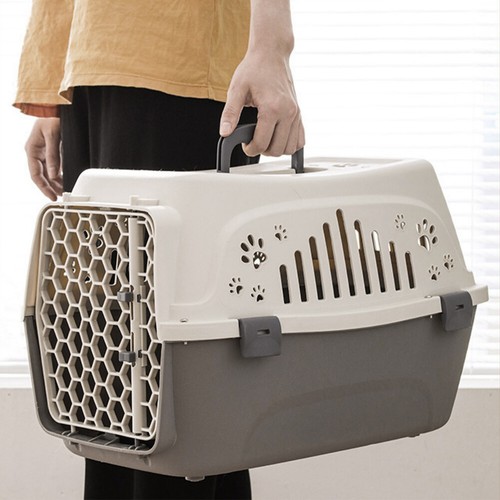 Large dog cat carrier box - large,