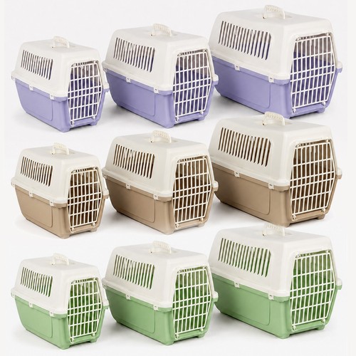 Plastic pet carrier vented - plastic,