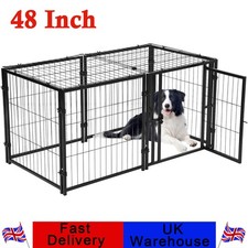 Metal Dog Crate 48" Lx24" H