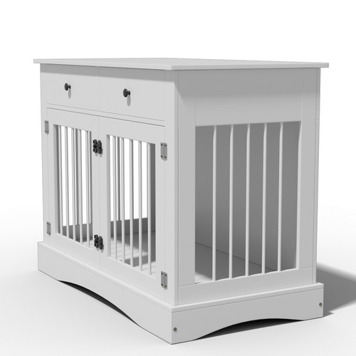 Large dog crate furniture - large,