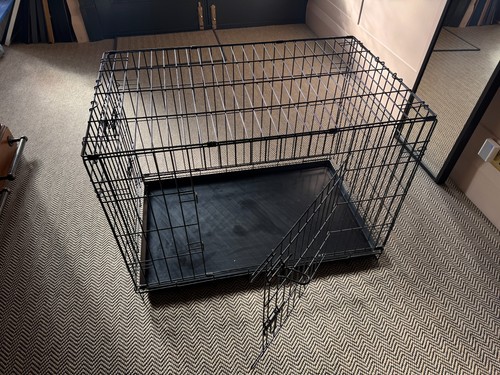 Heavy duty deluxe dog crate - duty,