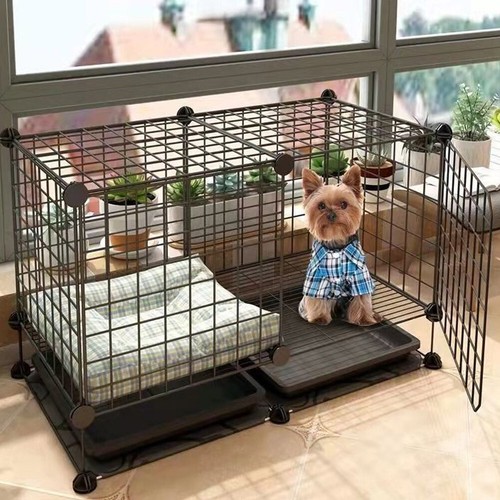 Large metal dog crate cat - dog,