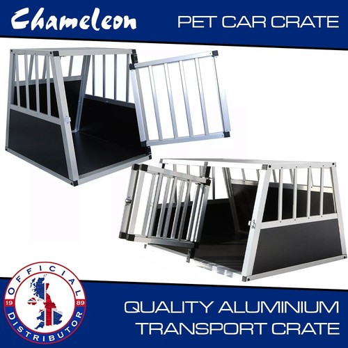 Pet car travel crate aluminium - car,