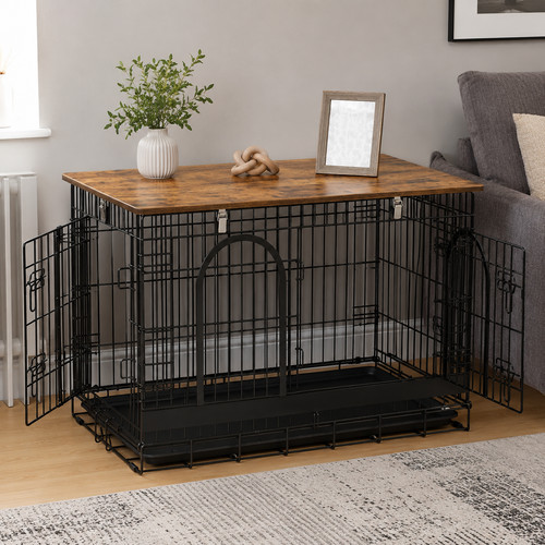 Dog crate furniture 94cm heavy - dog,